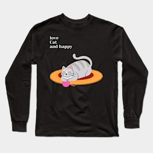 Love Cat Long Sleeve T-Shirt